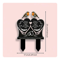 Resin Angel Stake Outdoor Angel Grave Marker Memorial Gift for Graveyard