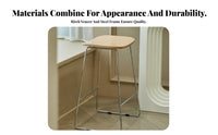 Backless Counter Stool Industrial Design Bar Chair Nordic Design for Cafe Owners