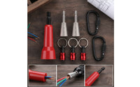 8 Pieces Drill-Powered Wire Twisting Tool Set Efficient Wire Twisting Spinner Labor-Saving Attachment Compact for DIYers, Home Improvement, Workshop