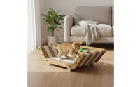 Cat Scratcher Sofa Throughout the Year Cat Scratching Lounge Built-Built-in Play Feature for Indoor
