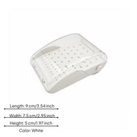 Oral Dental Rotary Tool Box Transparent Medical Storage Safeguarding Lid