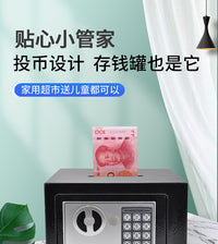 Mini Metal Piggy Bank Safe with Password for Home and Kids