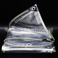 Transparent PVC Waterproof Tarpaulin for Rain and Wind Protection