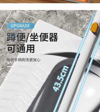 Disposable Toilet Brush Set with Wall-Mounted Holder for Bathroom Cleaning