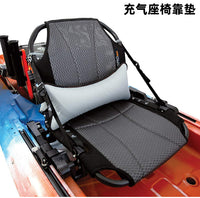 Kayak Inflatable Seat Cushion Lumbar Support Adjustable Seat Floating Paddle Bag