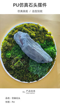 PU Foam Artificial Rock Decoration for Film Set, Wall Hanging, Landscape