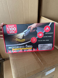 Electric BBQ Cleaning Brush with Stainless Steel Roller