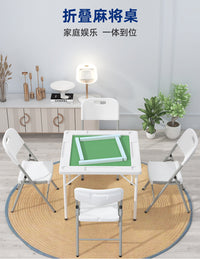 Factory Direct Plastic Mahjong Table, Simple Folding Mahjong Table for Home