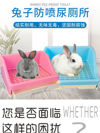 High-Sided Rabbit Litter Box with Drawer
