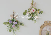 Artificial Flower Bouquet Hanging Decoration for Home