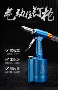 ULEMA Pneumatic Rivet Gun Automatic Riveting Tool with Self-Sucking Mandrel