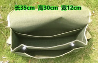 Canvas Tool Bag for Electrician and Hardware Maintenance, Single or Double Layer, Multi-functional Storage Box