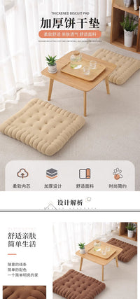Plush Cushion Pad for Office Chair, Modern Minimalist Style