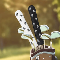 Golf Club Headcover with Skull Embroidery and Direction Stick