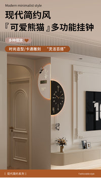 2025 New Double-Sided Corner Wall Clock for Living Room, Modern Minimalist Creative Corner Clock