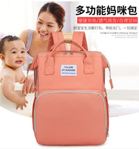Large Capacity Multi-functional Mommy Backpack with Folding Bed