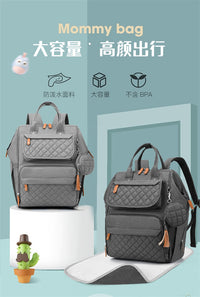 Portable Foldable Baby Crib Mommy Backpack, Lightweight and Multifunctional