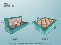 儿童懒人沙发卧室房间儿童房小沙发落地榻榻米折叠书房地上坐地椅