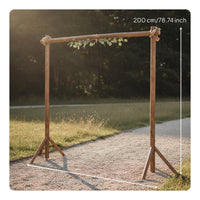 Wooden Wedding Arch Easy to Decorate Square Wood Backdrop Stand Sturdy & Stable