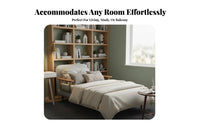 Space-Saving Fold-convertible Daybed Foldable Fold-convertible Foam Bed double-purposeUse Design Sleeper Sofa Modern Aesthetic for Office Workers, Apartment Dwellers, Homeowners, Small Apartments, Living Room, RVs