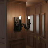 Dollhouse Mini Wall Lamp Ornamental Dollhouse Wall Sconce Vintage Design