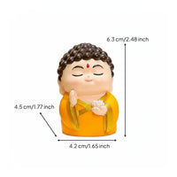 5 Pieces Fortune Deity Figurine Desktop Decoration Fortunate God Figurine