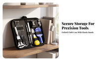 Complete Watch Repair Tool Kit | Organized Interior Layout, Watch Repair Kit, for Replacement