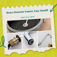 Sturdy Brass Touchless Infrared Bathroom Faucet