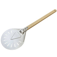 Pizza Peel with Wood Handle Wooden Baking Tool Long-Handled for Home Bakers
