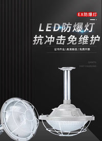 防爆灯led防爆灯仓库厂房加油站车间工厂防水灯罩隔爆型地雷灯 全铝材质-防爆灯【30W壁装式】证书齐全
