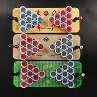 Mini Double Basketball Board Drinking Game Tabletop Football Toy