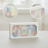 Translucent Acrylic Blocks Open-Ended Sensory Building Blocks Gift-Ready Toy Rainbow for Toddlers