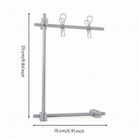 Desktop Photo Display Rack Binder Clips Picture Frame Holder Modern Minimalist
