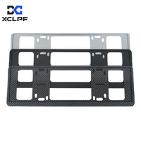 XCLPF Aluminum Alloy Anti-Theft License Plate Frame with Double-Layer Track
