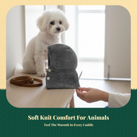 Pet Hat, Knitted Dog Sweater, Cat Hat for Chilly Days