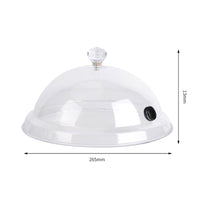 Scientific Gastronomy Dome Transparent Design Infusing Cloche Sealed Port