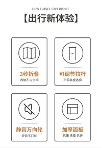 批发小推车金属拉杆折叠购物车老人行李车便携买菜轻便旅行拉车