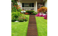 Wooden Garden Walkway Sturdy Duty Outdoor Decor Sturdy Slats for Patio, Party