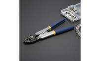Wire Leader Crimping Tool Stainless Steel Grips Sleeve Crimping Pliers Fishing Line for Anglers