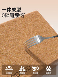 软木瑜伽砖批发瑜伽平衡垫用品高密度可印logo软木舞蹈砖块750g