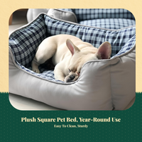 Washable non-slip pet bed