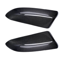 2 Pieces Carbon Fiber Mirror Cap Glossy Finish Carbon Mirror Side Mirrors Cover OEM Compatible Auto Accessory for Truck Drivers