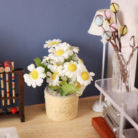 Miniature Plant Pot for Dollhouse - 1:12 Scale BJD Dollhouse Plant Decoration DIY Kit