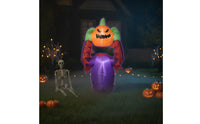 Inflatable Pumpkin Monster Inflate Halloween Decorations Yard Decoration Outdoor Easy to Inflate for Lawn, Porch
