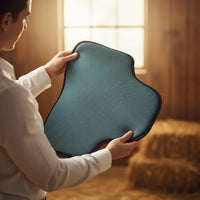 Breathable Horse Saddle Pad | Contoured, Saddle Pad with Mesh, for Everyday Riding