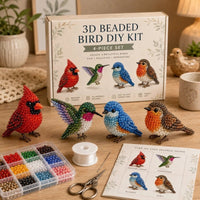 3D Beaded Animal Craft Kit DIY Beads Set for Teens