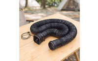 Flexible Air Duct with Grille Heavy Duty Flexible Duct Hose Lightweight Corrugated Hose with Cover for camping, Adventure Vehicles, Car Ventilation