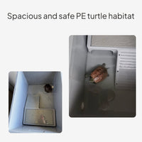 Turtle Habitat Plastic Enclosure with Basking Terrace