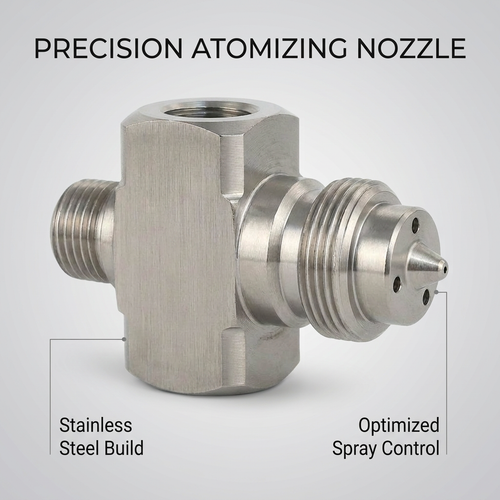 Stainless Steel Spray Tip Nozzles, Industrial Misting Nozzle, Flower Bed Watering Spray Tip, Air Humidification Mist Nozzle, 