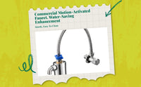 Automatic detector Faucet, Touchless Commercial Kitchen Sink Tap, Water-Saving, Easy Installation, Motion Detector, Hot and Cold Water blender